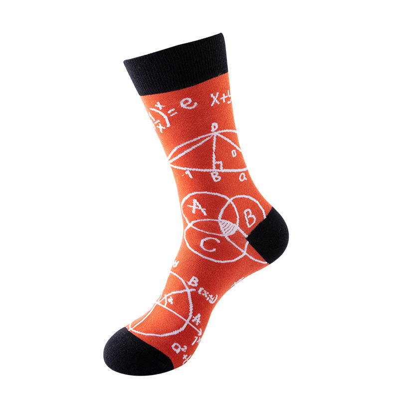 New, creative tube tide socks, star animal tide socks, men's street trend socks, women's