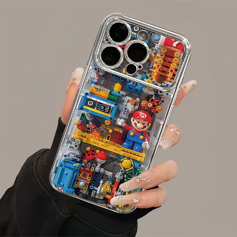 Building block Mario iPhone case
