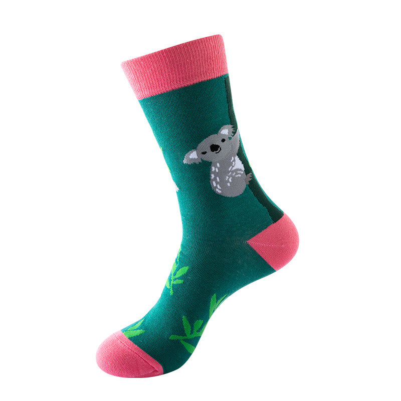 New, creative tube tide socks, star animal tide socks, men's street trend socks, women's