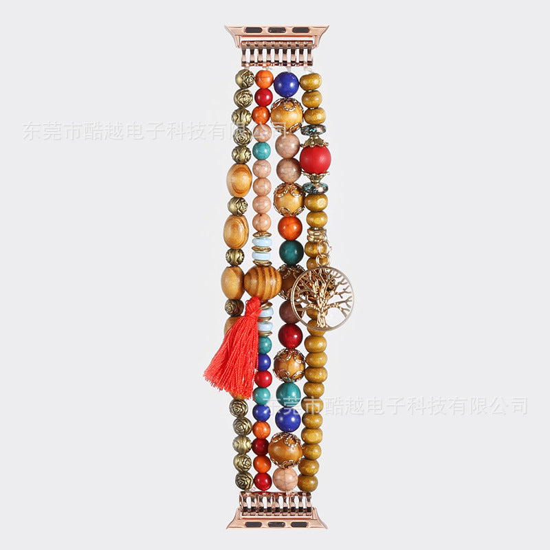 iWatch Strap Bohemian Style Beaded Strap Ethnic Style