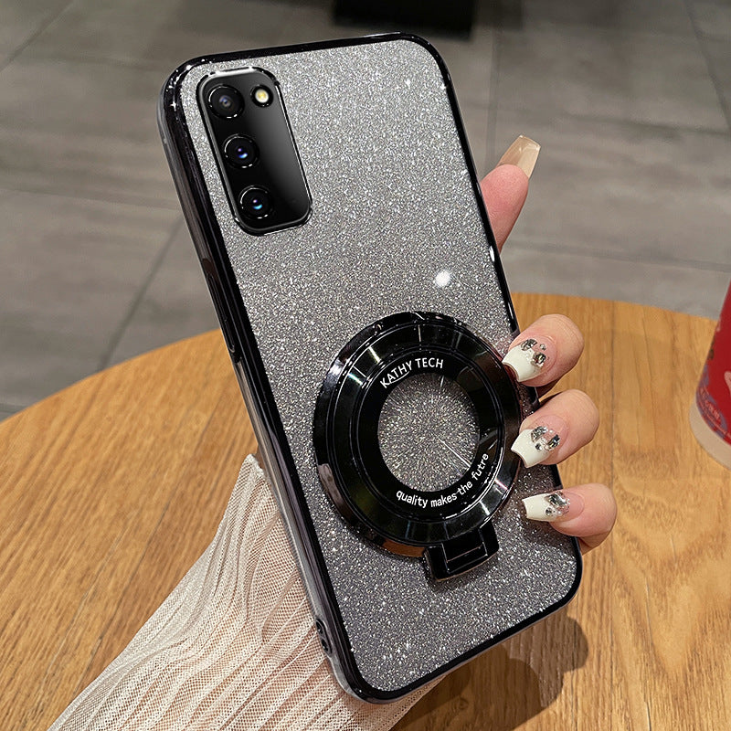 Applicable to Samsung s20fe mobile phone case s20ef protective silicone case 5G all-inclusive anti-drop transparent soft case