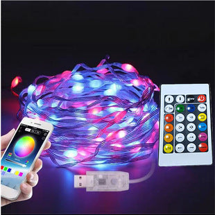 LED lights Christmas decorative lights Curtain lights Cartoon Santa lights String Room layout Window lights