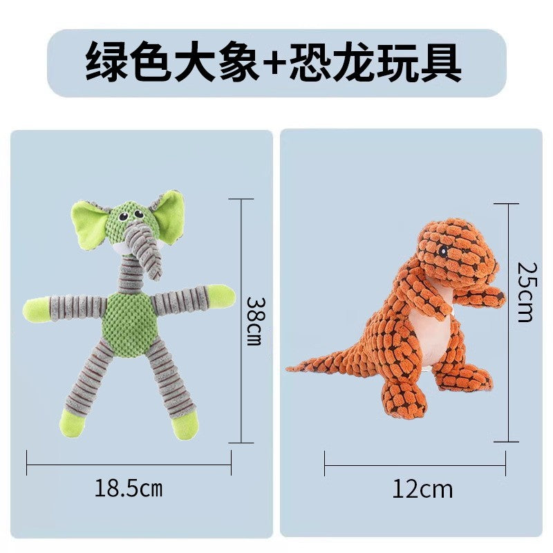 Dog Toys Sound Grinding Teeth Bite-resistant Large, Medium and Small Puppies Teddy Shiba Inu Corgi Training Puzzle Pet Supplies