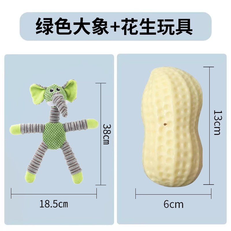 Dog Toys Sound Grinding Teeth Bite-resistant Large, Medium and Small Puppies Teddy Shiba Inu Corgi Training Puzzle Pet Supplies