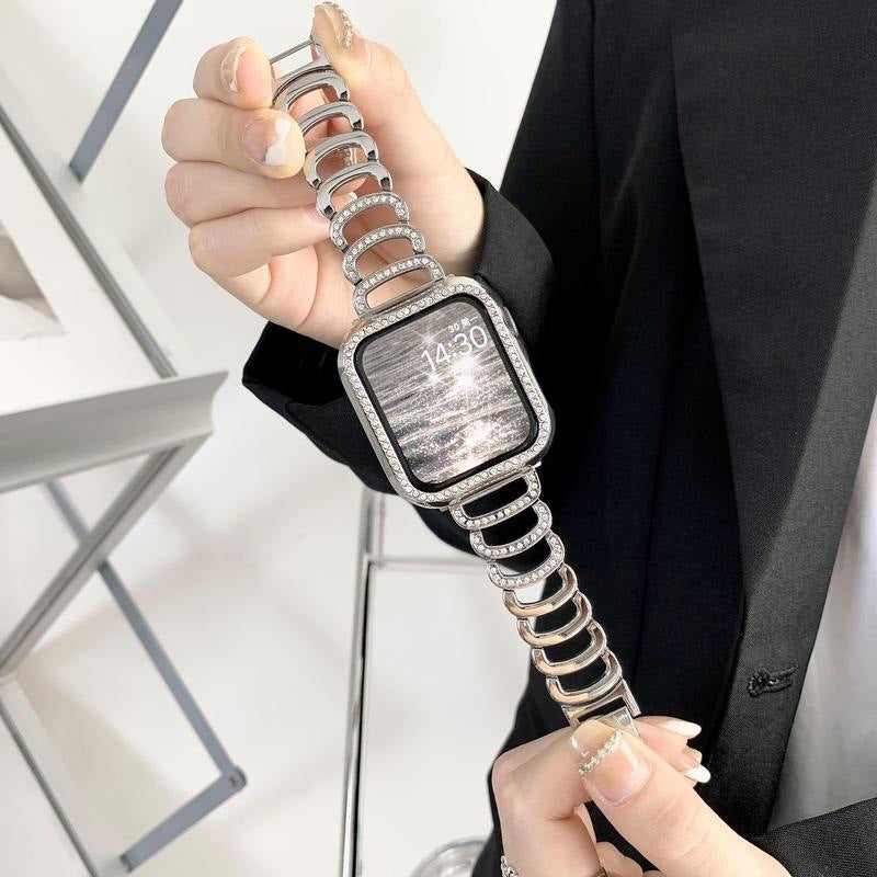 Applicable to Apple Watch band apple watch3/4/5/6/7/8 generation metal fashion simple niche strap