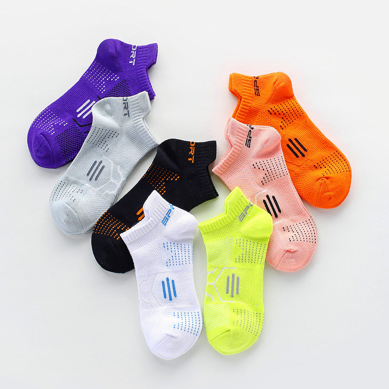 New combed cotton, short socks sports explosion, running skipping rope fitness comfortable versatile mesh socks deodorant men's and women's socks