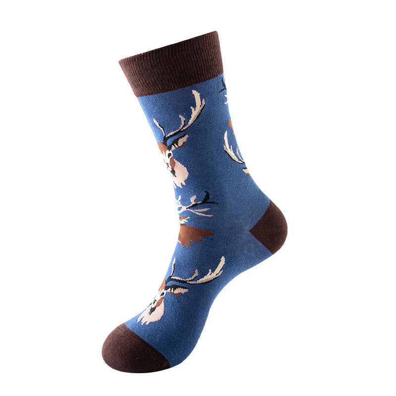 New, creative tube tide socks, star animal tide socks, men's street trend socks, women's
