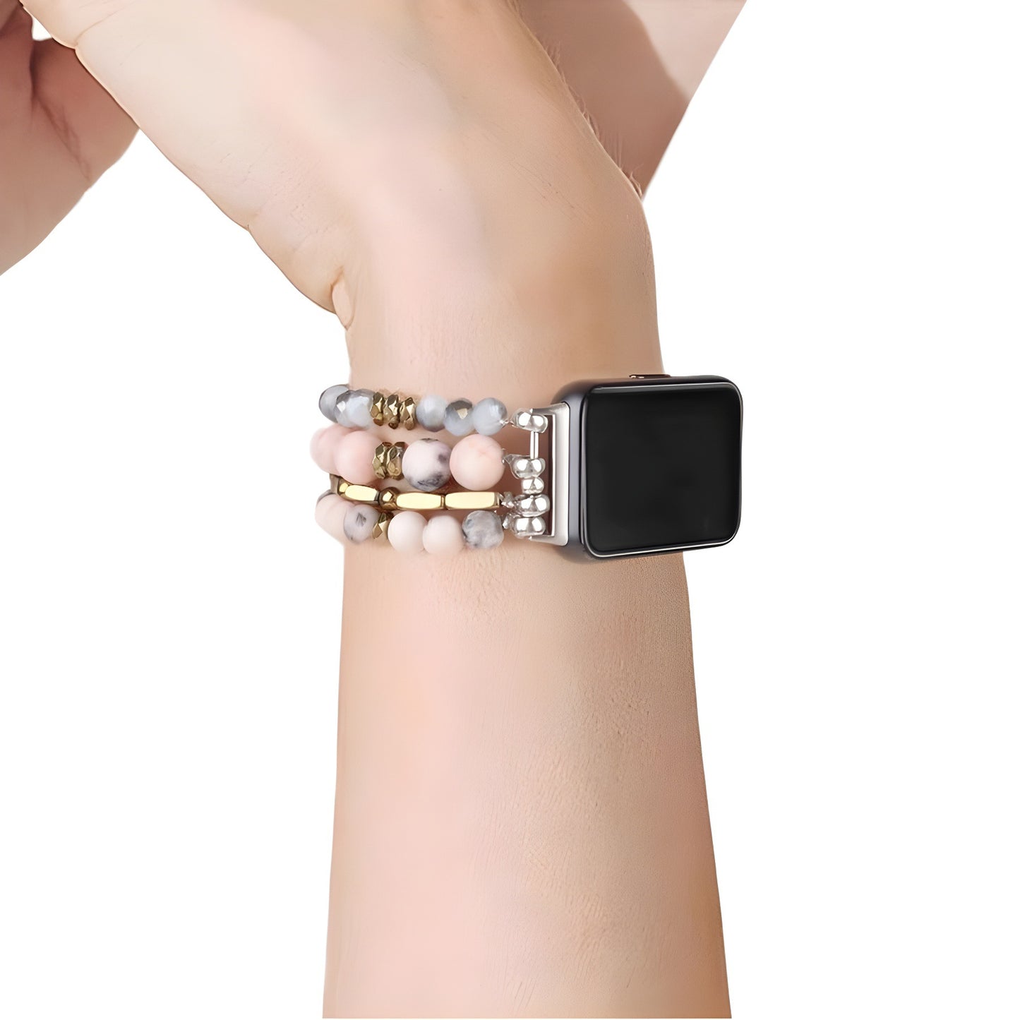Women's Fashion Crystal Bracelet Compatible with Apple Watch Series 9/8/7/SE/6/5/4 – Handmade Jewelry Bangle