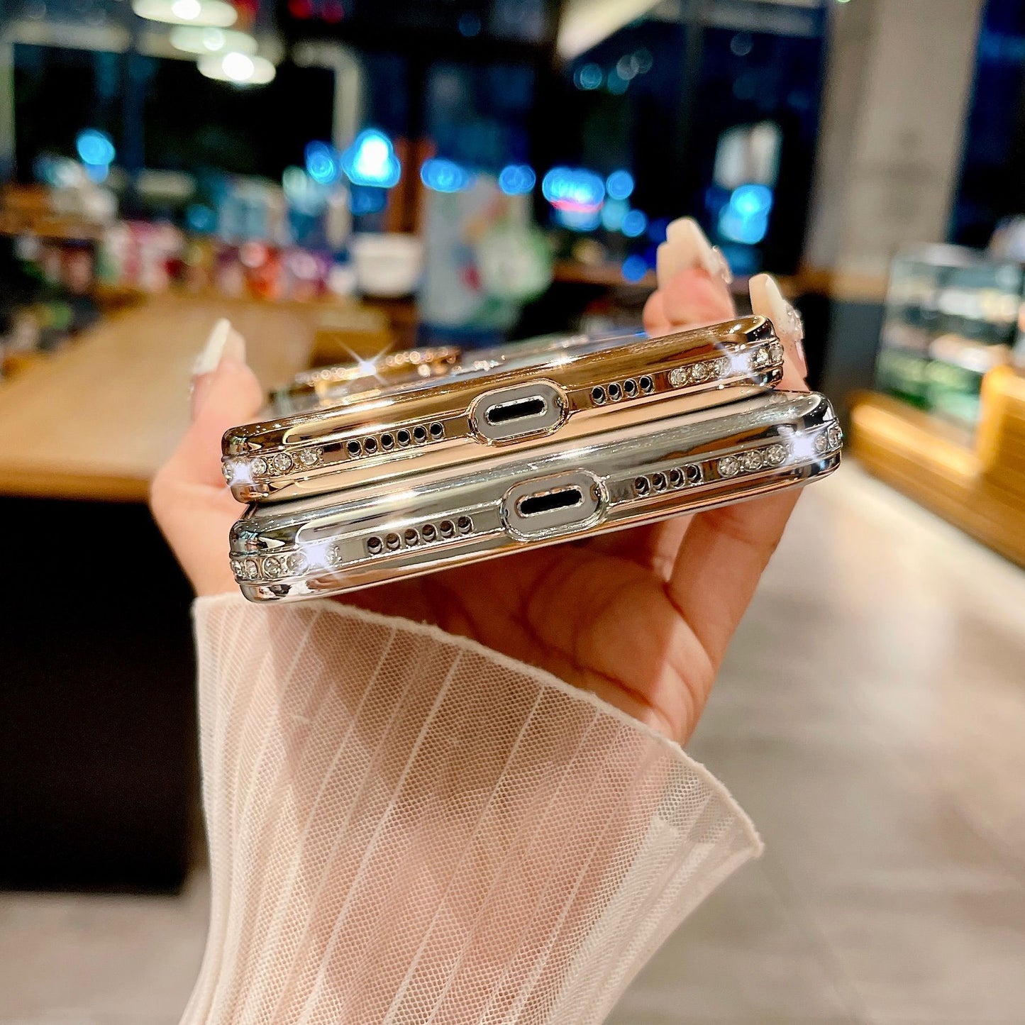 iPhone side drill magnetic phone case protective cover