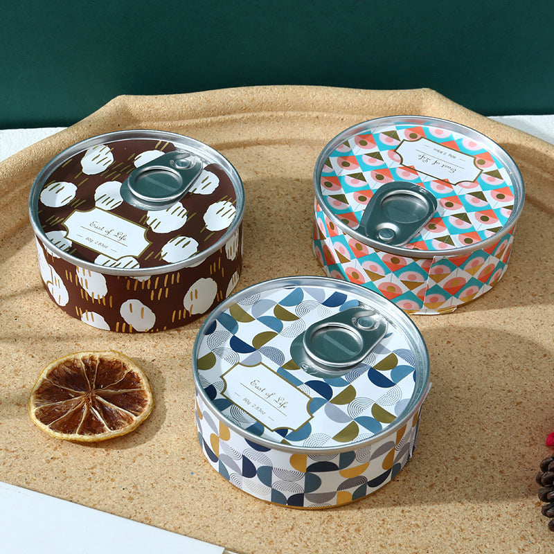 Tinplate can scented candle fragrance soybean wax souvenir creative home aromatherapy