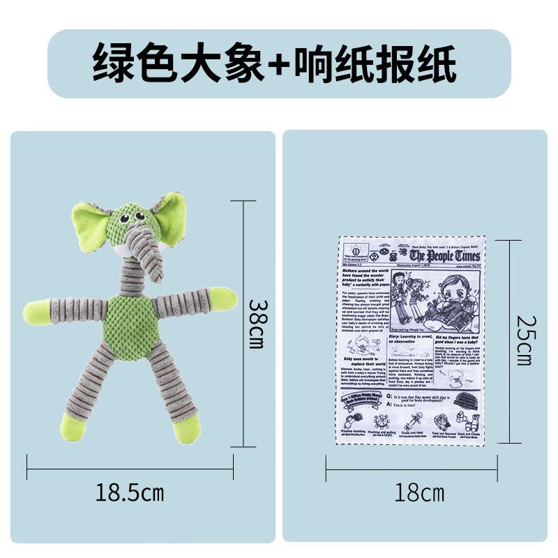Dog Toys Sound Grinding Teeth Bite-resistant Large, Medium and Small Puppies Teddy Shiba Inu Corgi Training Puzzle Pet Supplies