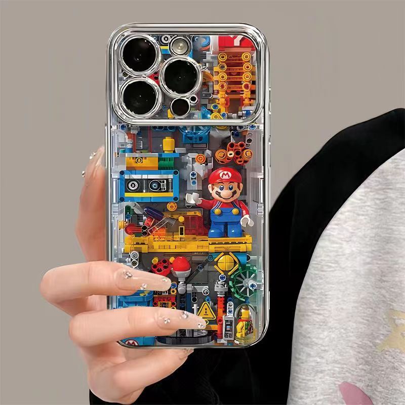 Building block Mario iPhone case