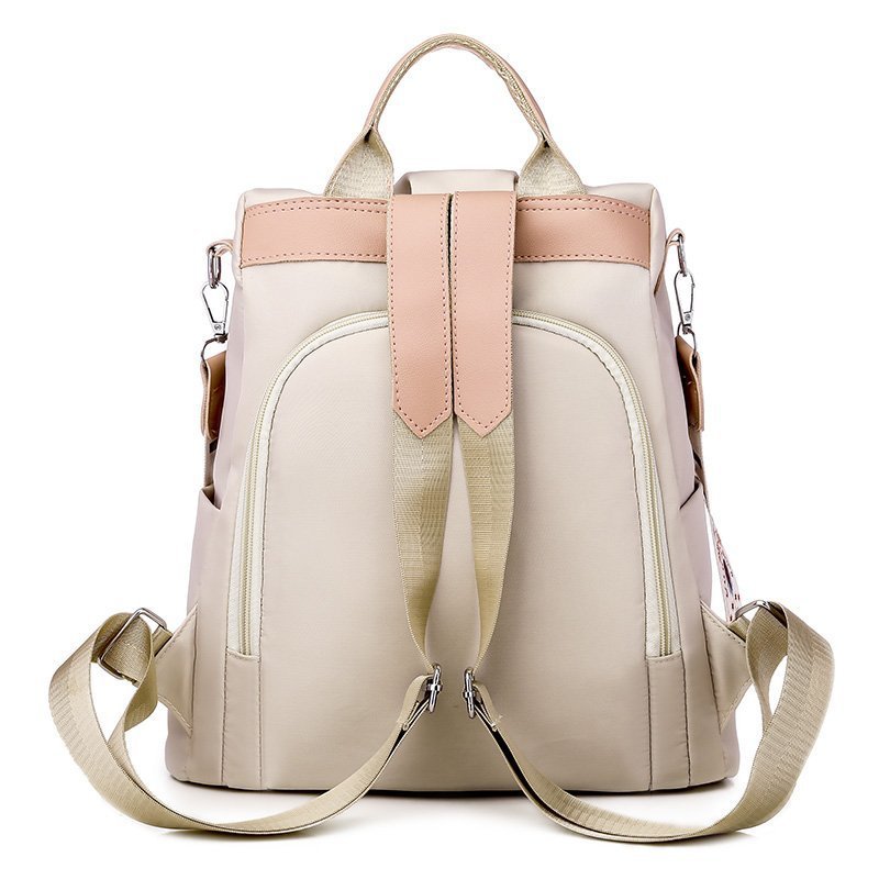 2024 new backpack flower embroidery literary national style women's Oxford backpack large capacity simple fashion women's bag