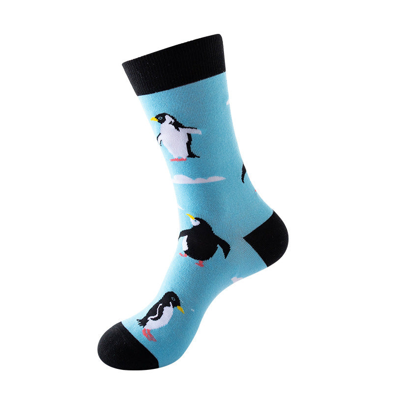 New, creative tube tide socks, star animal tide socks, men's street trend socks, women's