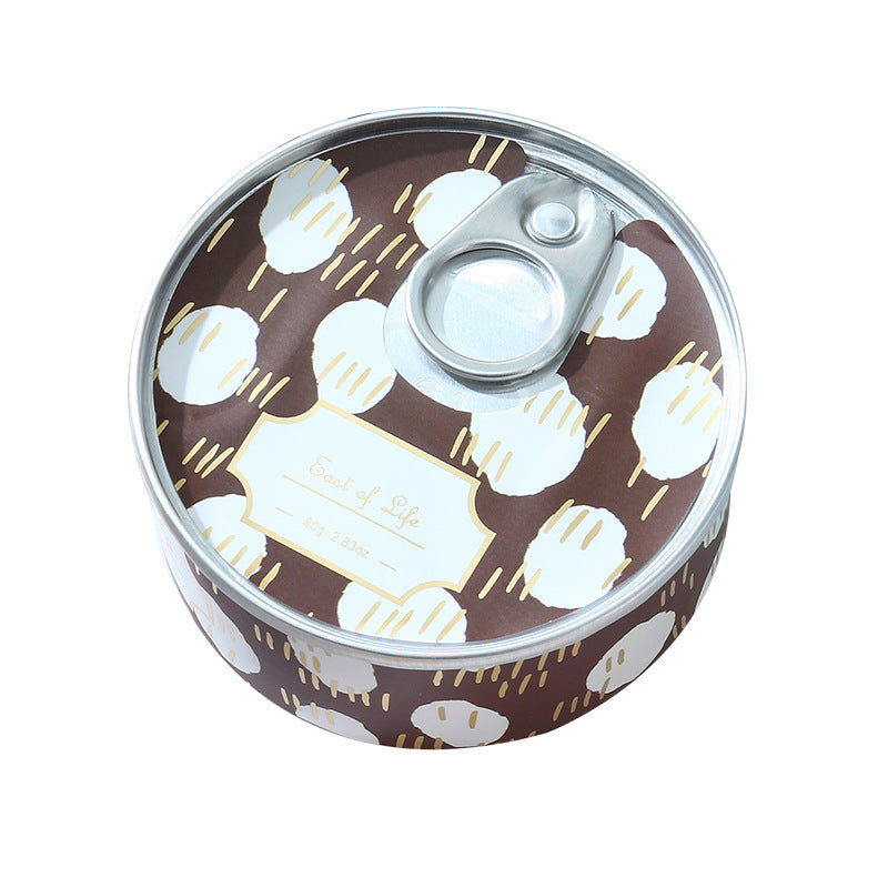 Tinplate can scented candle fragrance soybean wax souvenir creative home aromatherapy