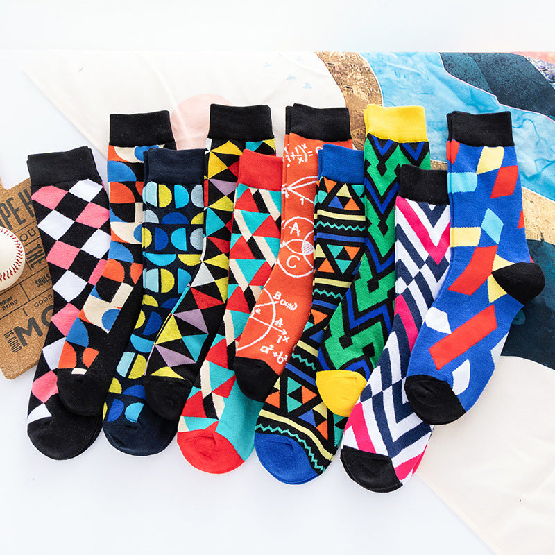 New, creative tube tide socks, star animal tide socks, men's street trend socks, women's
