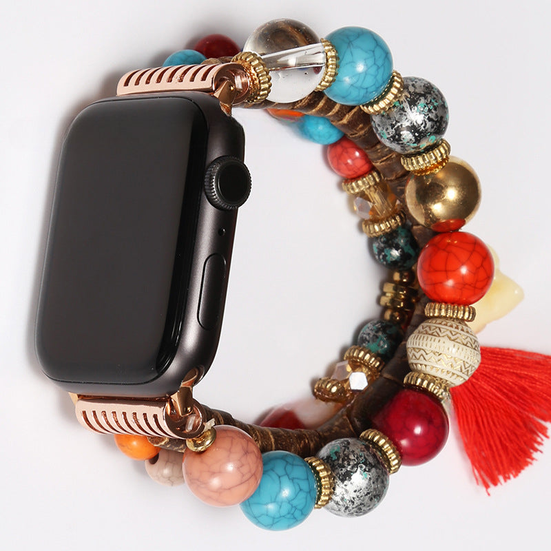 iWatch Strap Bohemian Style Beaded Strap Ethnic Style