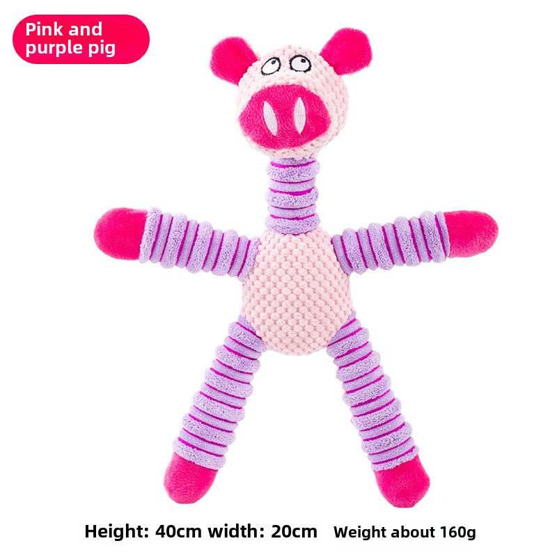 Dog Toys Sound Grinding Teeth Bite-resistant Large, Medium and Small Puppies Teddy Shiba Inu Corgi Training Puzzle Pet Supplies