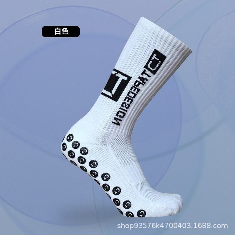 Hot-selling TC thickened towel bottom adult children dispensing non-slip football socks basketball socks