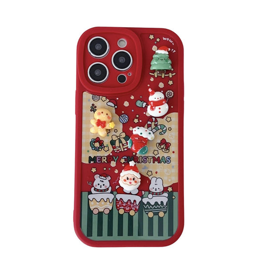 Stereoscopic Christmas DIY iPhone Case