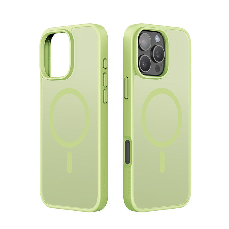Applicable to iPhone16 magnetic mobile phone case wholesale simple skin feeling Apple all-inclusive protective case transparent back case