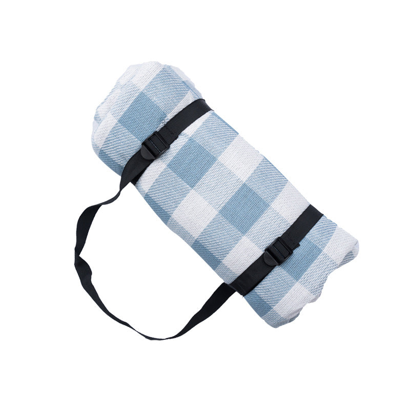 New plaid picnic mat portable folding enlarged thickened soft moisture-proof mat outdoor camping beach mat