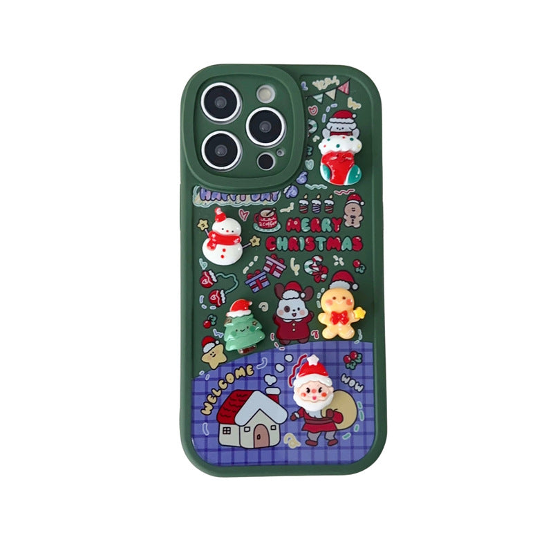 Stereoscopic Christmas DIY iPhone Case