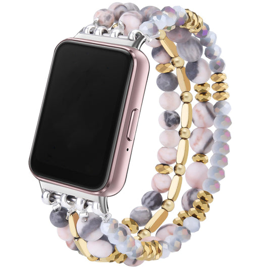 Women's Fashion Crystal Bracelet Compatible with Apple Watch Series 9/8/7/SE/6/5/4 – Handmade Jewelry Bangle
