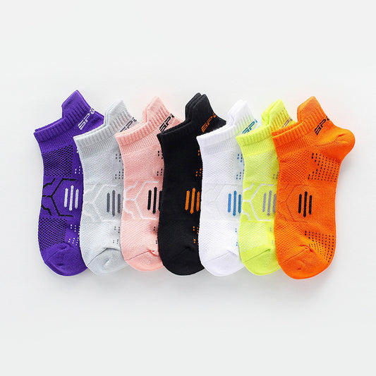 New combed cotton, short socks sports explosion, running skipping rope fitness comfortable versatile mesh socks deodorant men's and women's socks