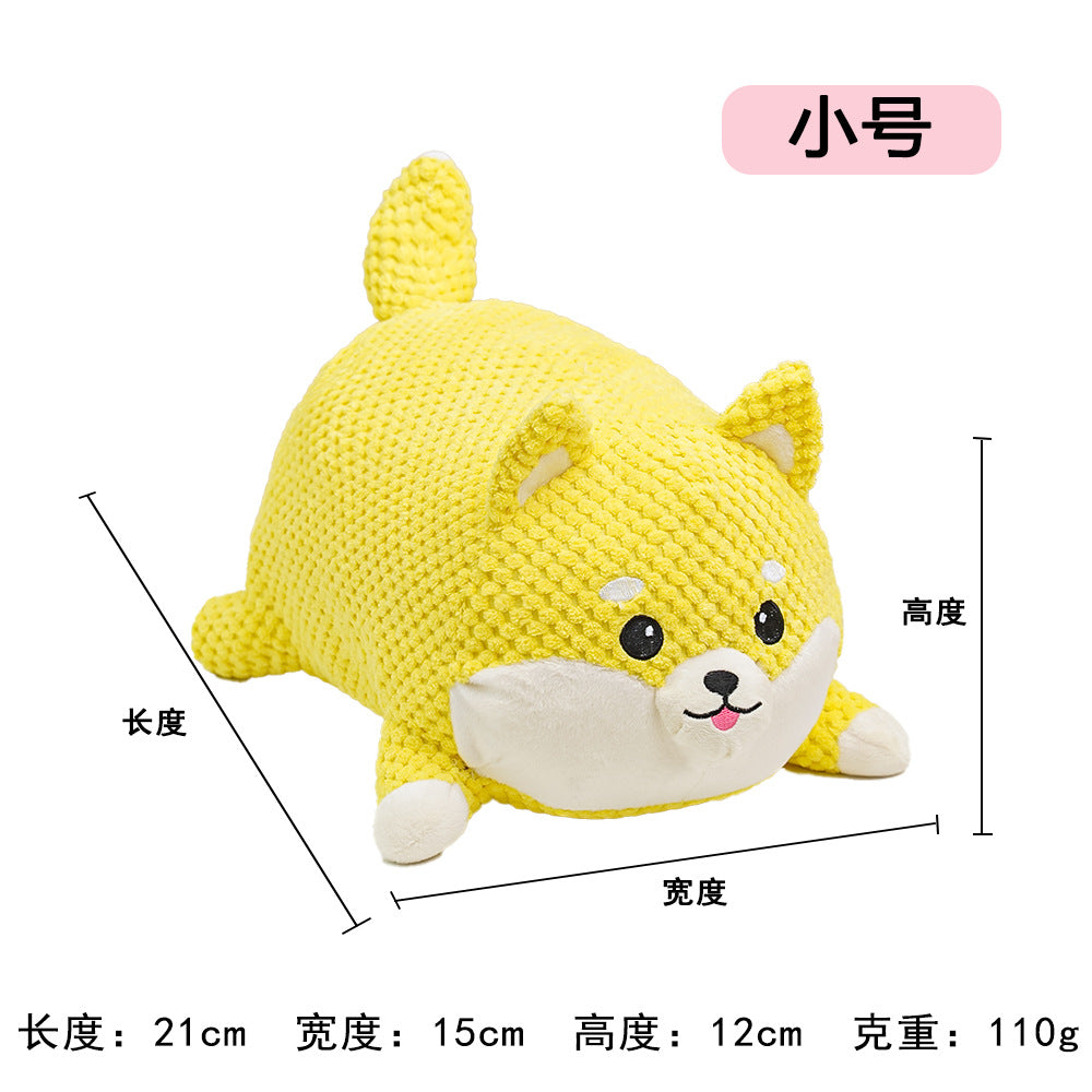 Cat Yellow Duck Dog Toy Plush Resistant Grinding Teeth Sound Answering Artifact Golden Retriever Corgi Pet Products