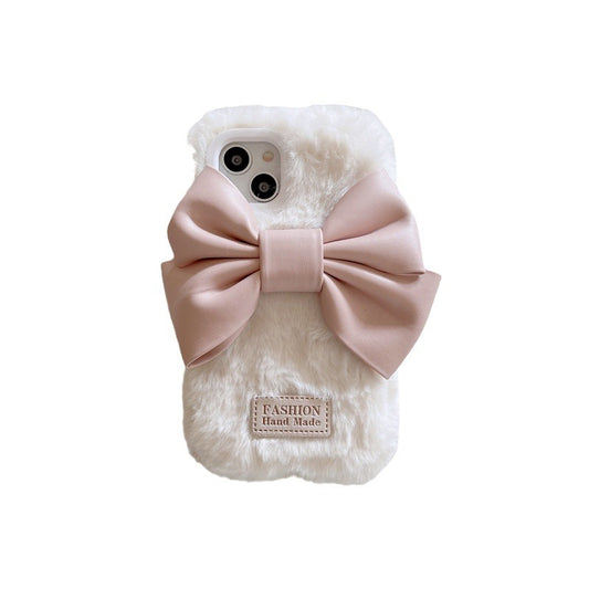 Autumn and winter plush new iPhone girl phone case