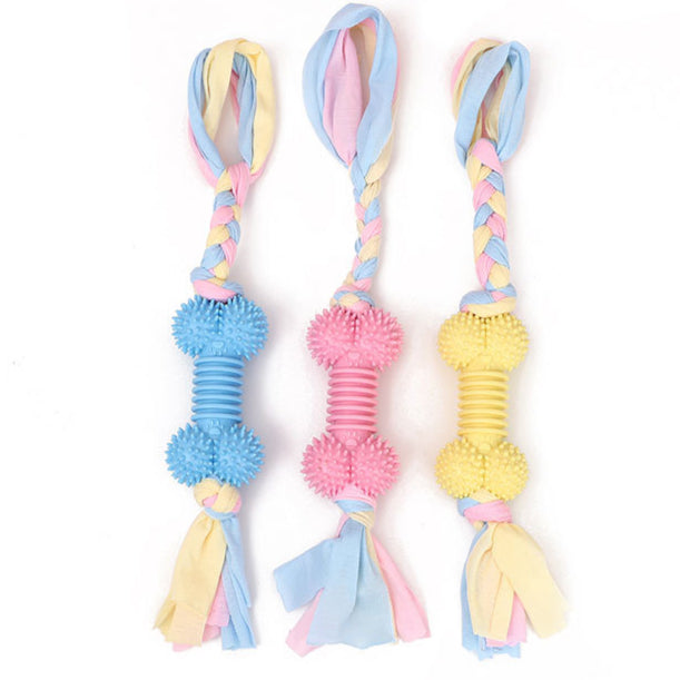 Dog toy molar stick TPR material teeth cleaning and bite-resistant small dog puppies gnawing and stuffy training toy wholesale