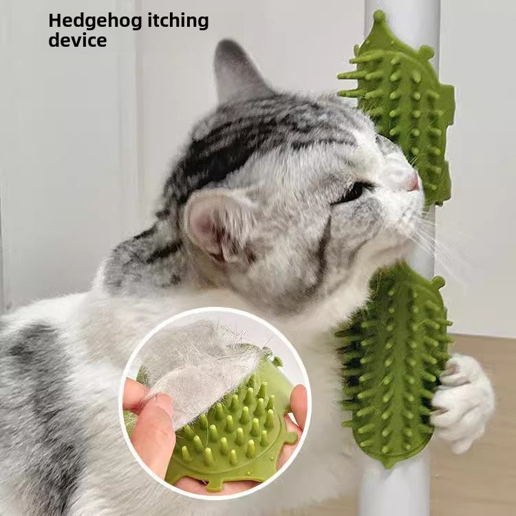 Cat itching device, pet table legs, strap comb, silicone sticker, corner massage, kitten scratching board, cat toy, hair rubbing artifact